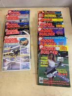 Lotto di riviste di modellismo aereo Model Builder (90