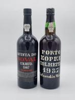 1987 Quinta do Noval & Kopke - Colheita Port -  Porto  - 2, Verzamelen, Nieuw