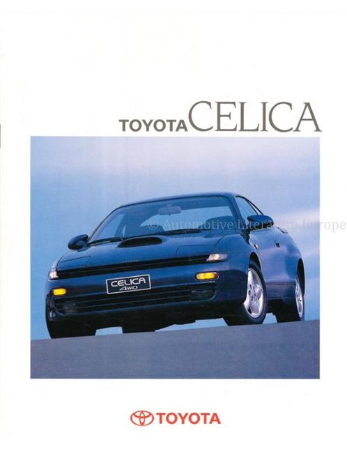 1990 TOYOTA CELICA BROCHURE NEDERLANDS, Boeken, Auto's | Folders en Tijdschriften