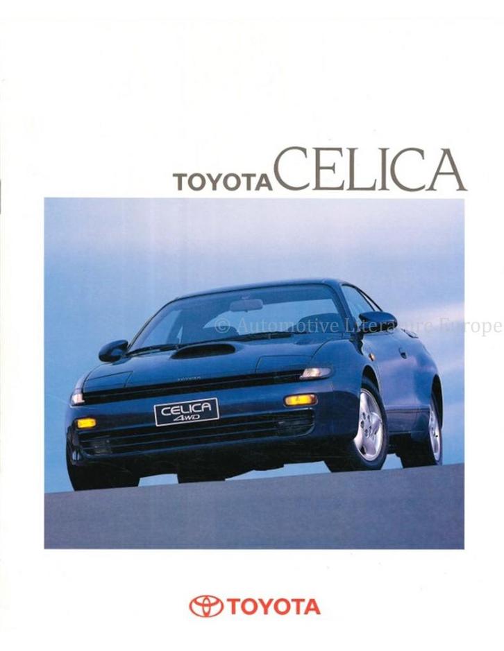 1990 TOYOTA CELICA BROCHURE NEDERLANDS, Livres, Autos | Brochures & Magazines