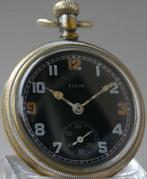 Elgin Militair zwart zakhorloge WW-II ca. 1940 - No. 4396 -, Handtassen en Accessoires, Horloges | Heren, Nieuw