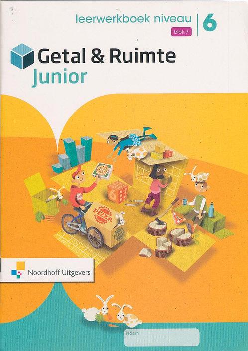 Getal en Ruimte Junior Leerwerkboek NIVEAU blok 7 groep 6 (p, Livres, Livres scolaires, Envoi