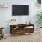 vidaXL Tv-meubel 100x34,5x44,5 cm bewerkt hout gerookt, Huis en Inrichting, Kasten |Televisiemeubels, Verzenden, Nieuw