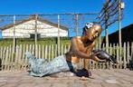 Sculpture, Zeemeermin fontein - 90 cm - 55 cm - Bronze