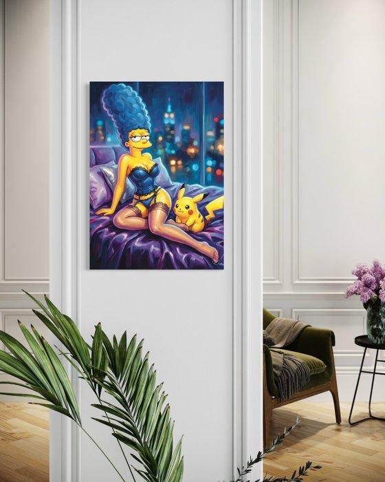 SDIMART 1996 - Marge Simpson and Pikachu Night of Relax, Games en Spelcomputers, Spelcomputers | Overige Accessoires