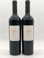 2 x 75cl Bodega Piedra Negra Gran Lurton Cabernet Sauvign..., Ophalen of Verzenden, Rode wijn