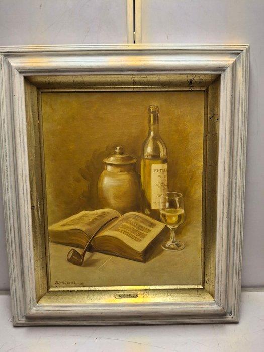 Jan Van De Vel (XX) - Witte wijn, Antiquités & Art, Art | Peinture | Classique