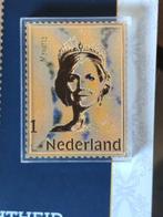 Nederland - Gouden postzegel maxima met certificaat, Postzegels en Munten, Gestempeld