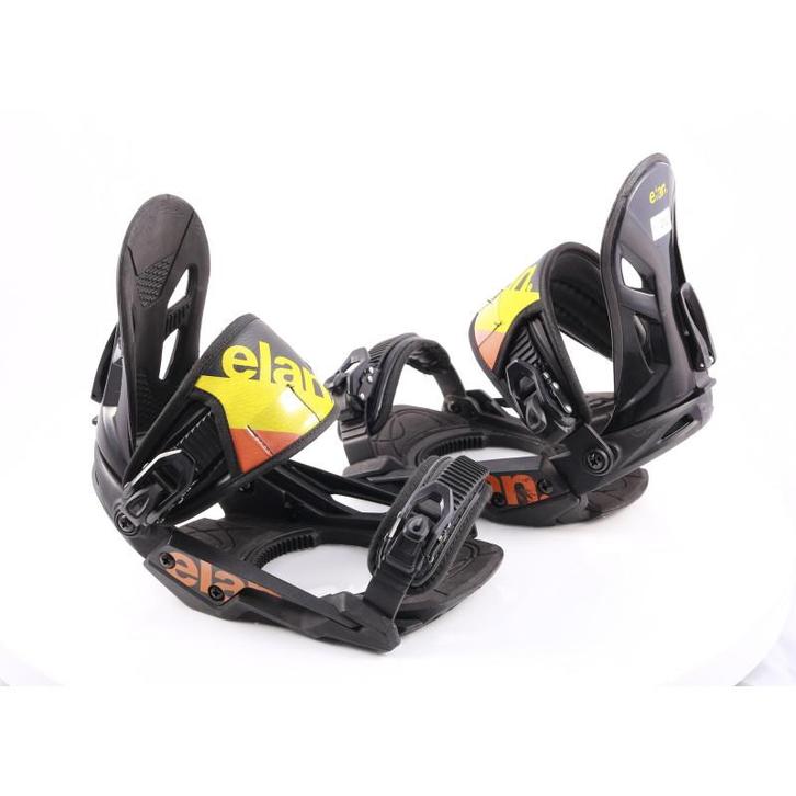 M snowboard bindingen ELAN XENON, Black/yellow, Sports & Fitness, Snowboard, Envoi