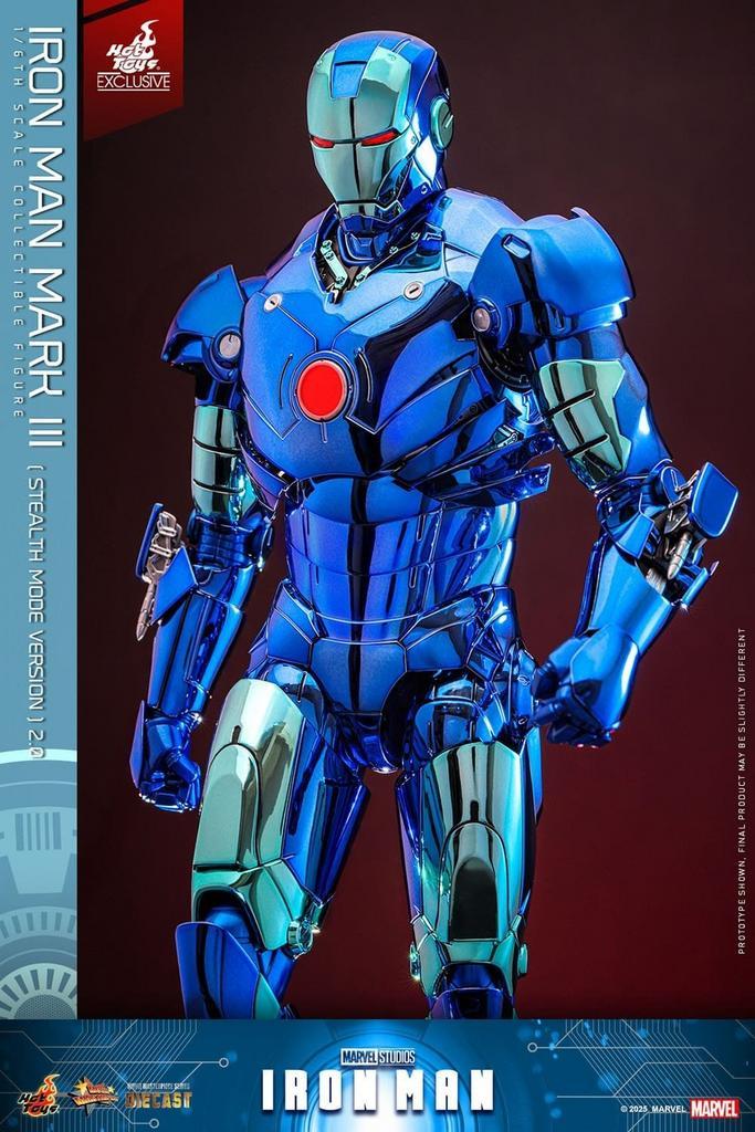 Iron Man Diecast Action Figure 1/6 Iron Man Mark III (Stealt, Verzamelen, Film en Tv, Ophalen of Verzenden