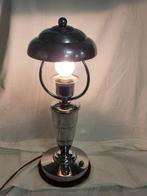 Buffet tafellamp - Metaal, Hout - Arte Deco tafellamp, Antiek en Kunst