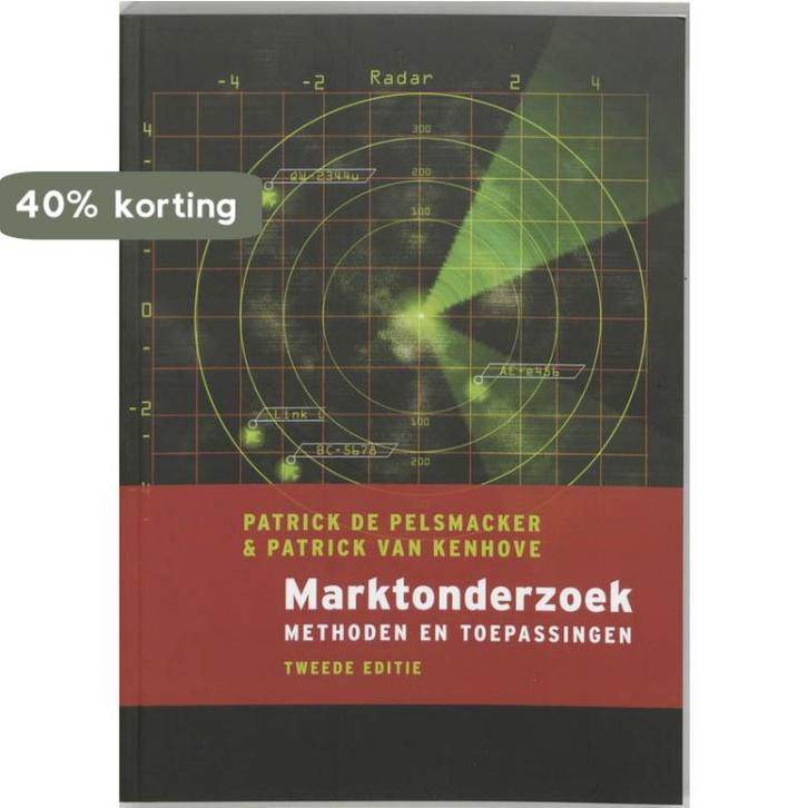 Marktonderzoek, 2e editie 9789043010429 P. De Pelsmacker, Boeken, Schoolboeken, Gelezen, Verzenden