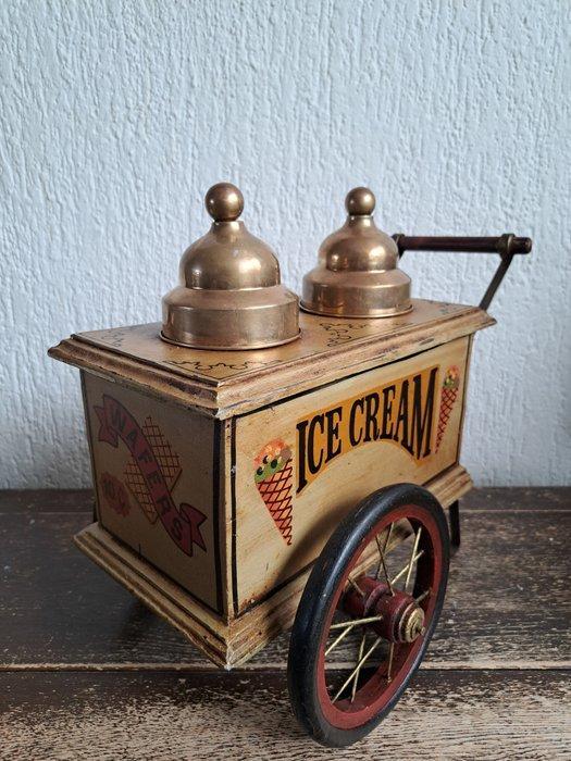 Decoratief ornament - Met 2 koperen deksels - Nederland -, Antiek en Kunst, Curiosa en Brocante