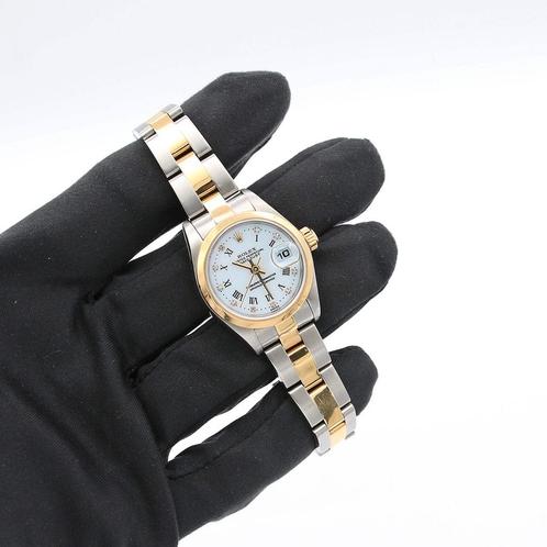 Rolex Lady-Datejust 26 79163 uit 2000, Bijoux, Sacs & Beauté, Montres | Femmes, Envoi