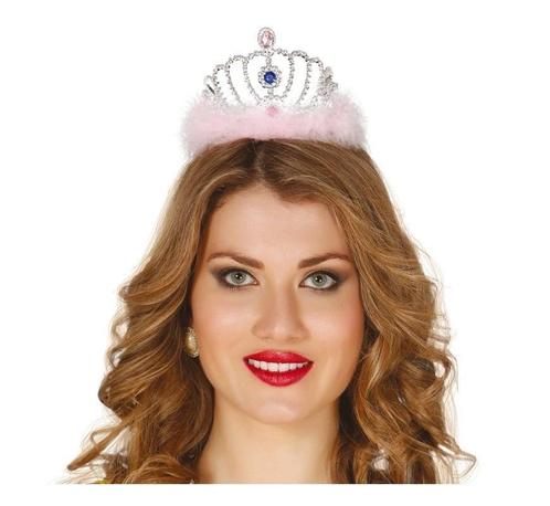 Prinsessen Kroontje Zilver, Kinderen en Baby's, Carnavalskleding en Verkleedspullen, Nieuw, Verzenden