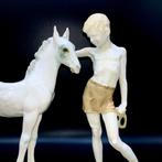 Karl Tutter - Hutschenreuther - Art Deco - Boy with Foal, Antiek en Kunst, Antiek | Glaswerk en Kristal