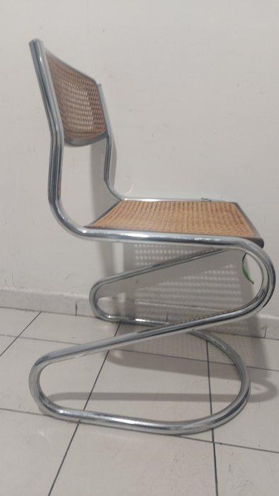 Stoel - Staal - Vintage stoel uit de jaren 70 in chroom, Antiek en Kunst, Kunst | Designobjecten