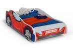 Kinderbed - Spiderman auto bed - 160x80 cm - incl. matras, Ophalen of Verzenden, Nieuw
