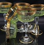 Artemisia - Champagne fluitje (6) - Kristal, oro 24kt