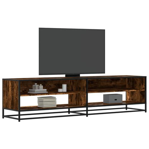 vidaXL Tv-meubel 180,5x40x46 cm bewerkt hout gerookt, Huis en Inrichting, Kasten |Televisiemeubels, Nieuw, Verzenden