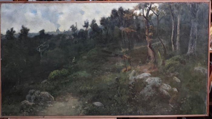 Umberto Coromaldi (1870-1948) - Veduta di Roma, Antiek en Kunst, Kunst | Schilderijen | Klassiek