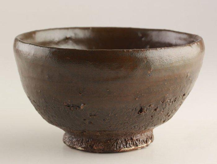 Kaki-tenmoku Theekopje – Sueyoshi Nagano, Amakusa-keramiek -, Antiek en Kunst, Antiek | Overige Antiek