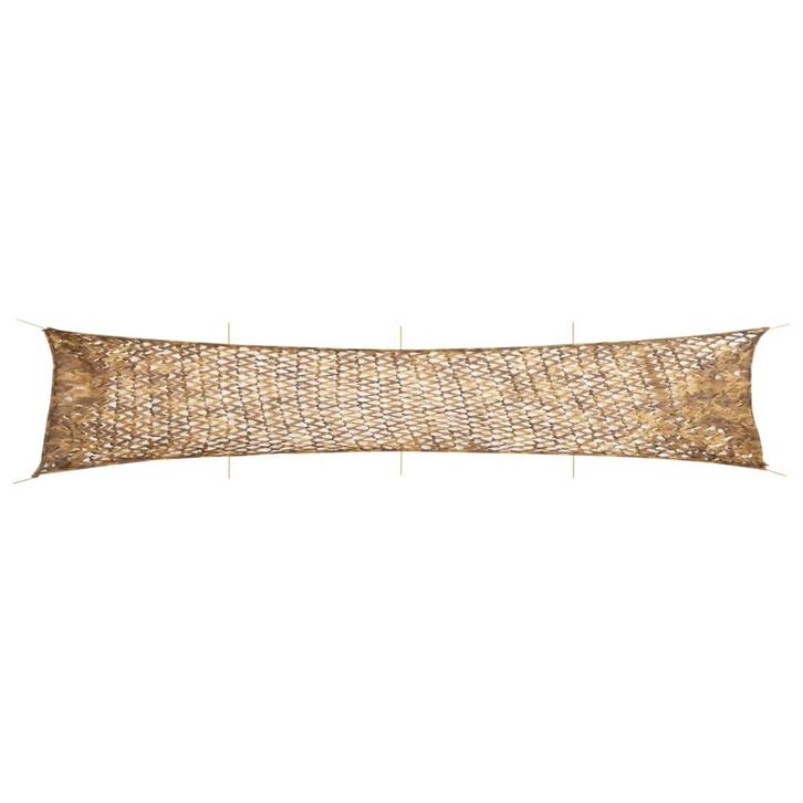 vidaXL Camouflagenet met opbergzak 844x142 cm zandkleurig, Sport en Fitness, Schietsport-accessoires, Nieuw, Verzenden