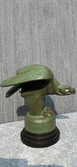 Janle - sculptuur, Gestileerde Adelaar - 12.5 cm - Legering, Antiek en Kunst, Kunst | Designobjecten