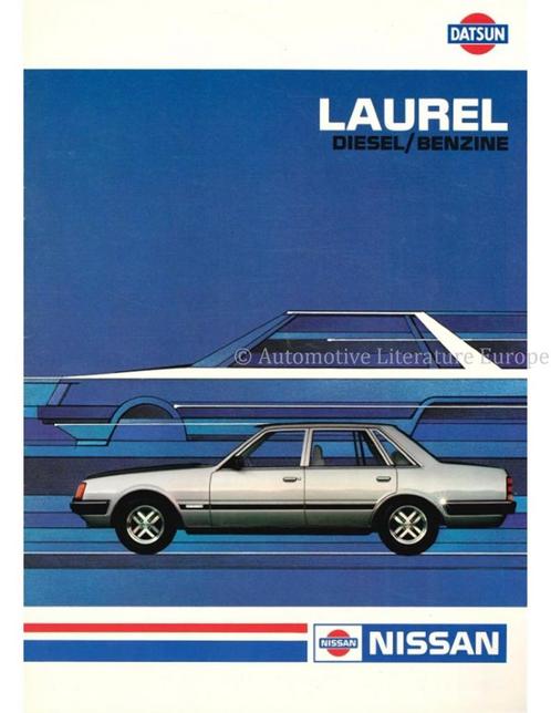 1984 NISSAN LAUREL BROCHURE NEDERLANDS, Boeken, Auto's | Folders en Tijdschriften