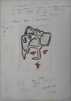 Pierre Alechinsky (1927) - Le visage surréaliste