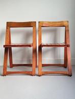 Chaise pliante - Hêtre - Deux chaises, Antiquités & Art