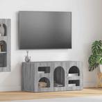 vidaXL TV Kast Grijs Sonoma 80 x 35 x 40 cm Bewerkt hout, Huis en Inrichting, Kasten |Televisiemeubels, Verzenden, Nieuw