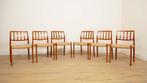 6 x Niels Otto Møller eetkamerstoelen | Model 83 | Papercord, Huis en Inrichting, Stoelen, Ophalen of Verzenden, Nieuw