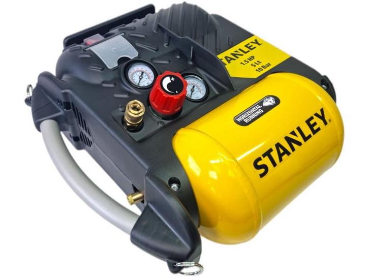 STANLEY DN200/10/5 - Luchtcompressor - 10 bar 5 liter 1100, Doe-het-zelf en Bouw, Gereedschap | Boormachines, Zo goed als nieuw