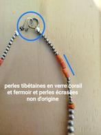 Collier ethnique argent et Corail - Argent, Corail - 19th