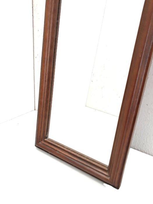 Miroir- miroir de hall / chambre - Ronce de noyer - 141 cm, Antiek en Kunst, Kunst | Designobjecten