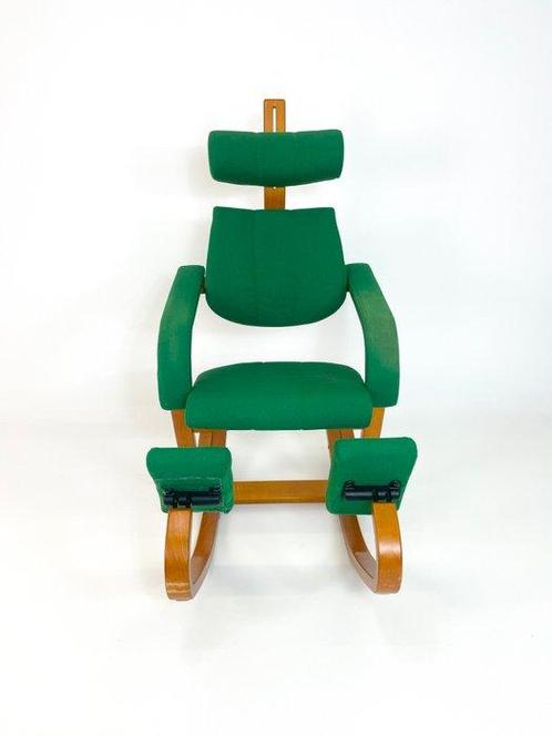 Stokke - Peter Opsvik - Duo Blans - Chaise - Bois, Textile, Antiek en Kunst, Antiek | Meubels | Stoelen en Sofa's