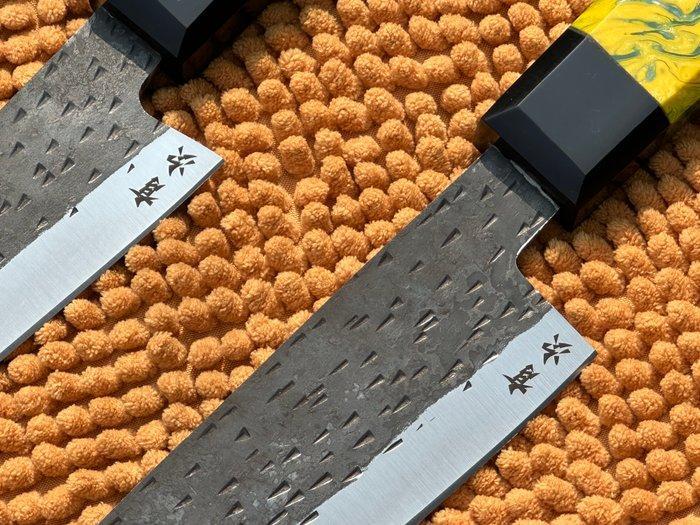 Keukenmes - Gyuto en Kiritsuke - Ambachtelijke D2-staal, Antiquités & Art, Antiquités | Ustensiles de cuisine
