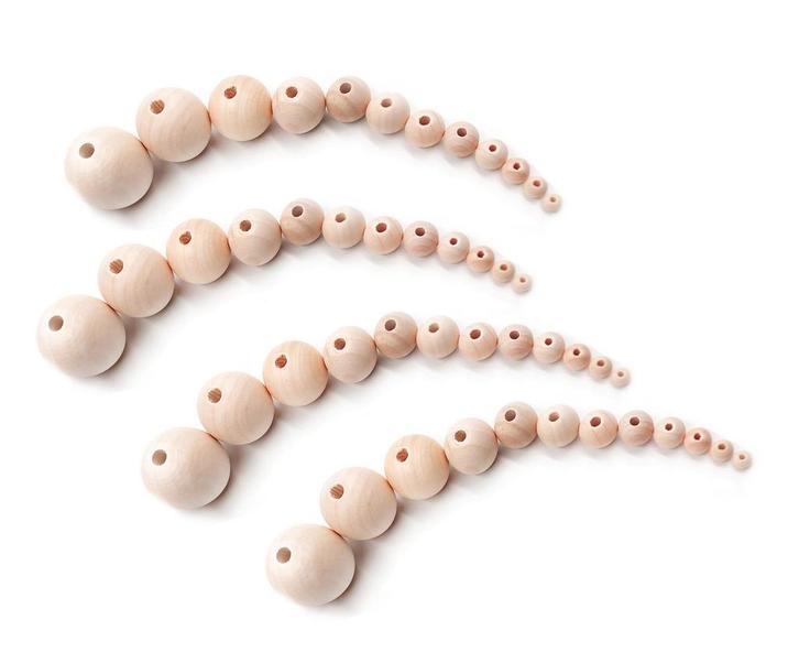 Grote set houten kralen (400 stuks, 20 mm diameter, esdoorn, Doe-het-zelf en Bouw, Gereedschap | Overige machines, Nieuw, Verzenden