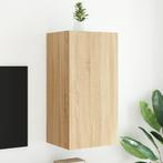 vidaXL Tv-wandmeubel met LED-verlichting 40,5x35x80 cm, Huis en Inrichting, Kasten |Televisiemeubels, Verzenden, Nieuw