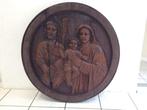 Sculpture, Prozesion Rad - Heilige Familie - 100 cm - Bois, Antiek en Kunst