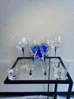 Orrefors Sweden - Tasse (9) - Orrefors Intermezzo Blue set –