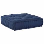 vidaXL Kussen Blauw 70 x 70 x 36 cm Polyester, Huis en Inrichting, Woonaccessoires | Kussens, Verzenden, Nieuw