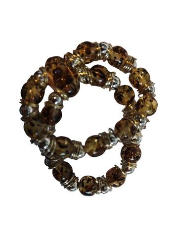 Polscorsage raz-ma-tazz amber – ø 7 cm ook als armband beschikbaar voor biedingen