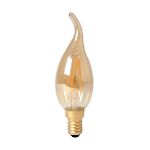 LED Gold Filament Tip kaars E14 2W 2200K 160lm 230V - Mat -, Maison & Meubles, Lampes | Lampes en vrac