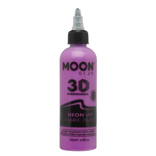 Moon Glow Neon UV Fabric Paint 125ml Intense Purple 125ml, Hobby en Vrije tijd, Feestartikelen, Nieuw, Verzenden