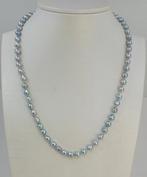 Zonder Minimumprijs - Halsketting 5,5x6mm Zilveren Akoya, Handtassen en Accessoires, Kettingen, Nieuw