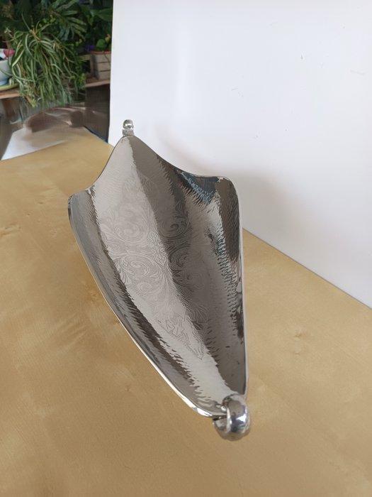 Metalli Artistici Milano - Dienblad - Verzilverd, Antiek en Kunst, Curiosa en Brocante