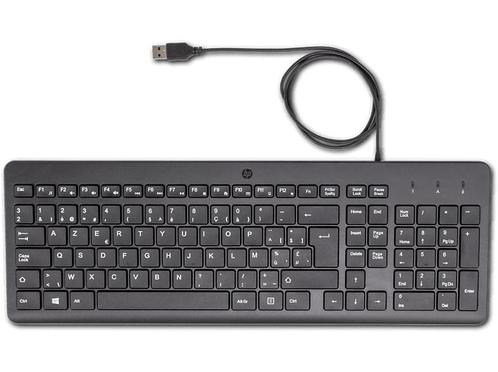HP -  Toetsenbord 150 Azerty Zwart, Computers en Software, Toetsenborden, Bedraad, Azerty, Nieuw, Verzenden