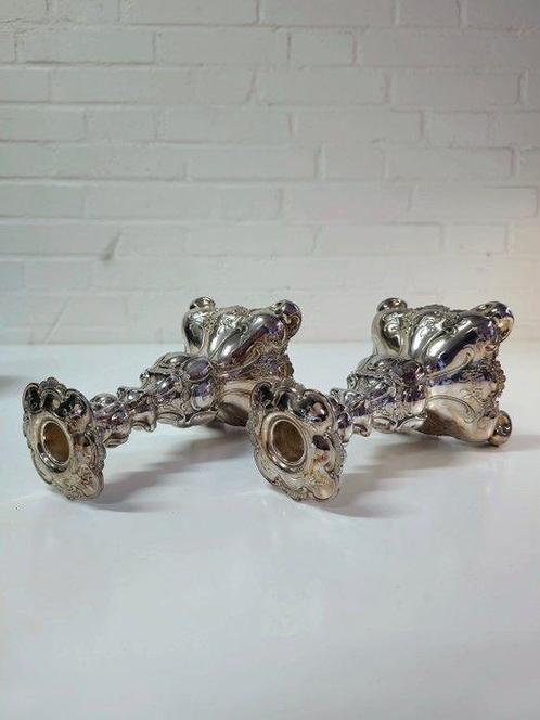 Guldsmedsaktiebolaget GAB - Baroque - Kaarsenhouder (2) -, Antiek en Kunst, Curiosa en Brocante